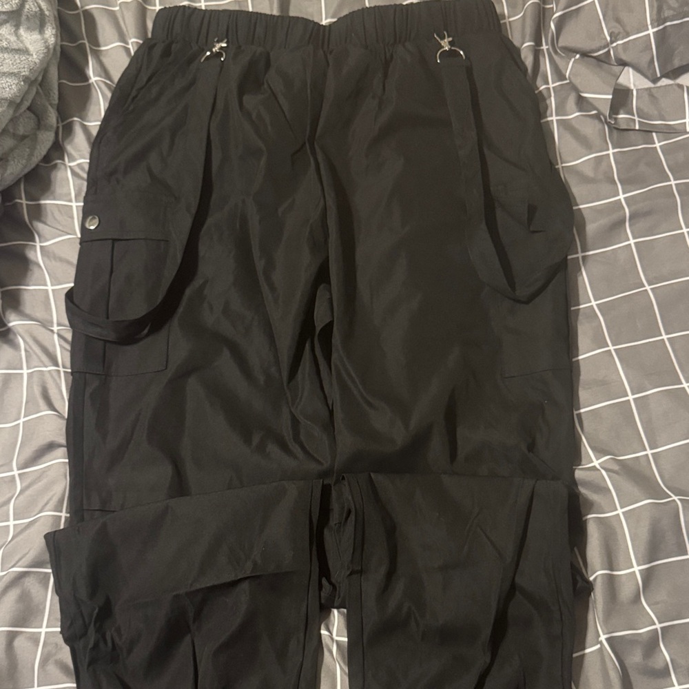 Men's Black Cargo Pants